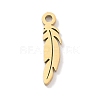 304 Stainless Steel Charms STAS-K286-01G-G-1