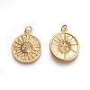 Brass Micro Pave Cubic Zirconia Pendants KK-O118-11MG-1