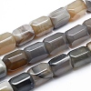 Natural Agate Beads Strands G-L551D-16-1