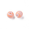 Opaque Striped Acrylic Beads MACR-S373-27D-08-1