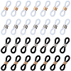 SUNNYCLUE 120Pcs 4 Colors Silicone Eyeglasses Chains Loop Ends AJEW-SC0002-54-1