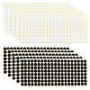 AHADERMAKER 10 Sheets 2 Colors Scratch Resistant Stickers Dots for Mobile Phone Case FIND-GA0002-74-1