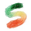 Transparent Painted Glass Beads Strands DGLA-A034-T6mm-A04-1