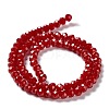 Baking Paint Imitation Jade Glass Bead Strands DGLA-A034-J10mm-A29-5