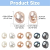 40Pcs 4 Colors Dyed Natural Cultured Freshwater Pearl Beads PEAR-YW001-03-3