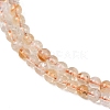 Heated Natural Citrine Bead Strands G-P466-01D-01-3