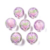 Transparent Acrylic Enamel Beads TACR-G040-01I-3