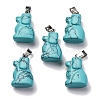 Synthetic Turquoise Pendants G-B127-07P-10-2