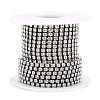 Iron Rhinestone Strass Chains CH-YW0003-01B-NF-1