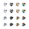 Electroplated Glass Charms EGLA-TA0001-07-2