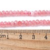 Dyed Natural Malaysia Jade Rondelle Beads Strands G-E316-2x4mm-66-2