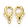 Brass Lobster Claw Clasps X-KK-903-G-NF-2