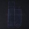 Rectangle Transparent Plastic PVC Box Gift Packaging CON-F013-01G-2