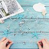 ABS Plastic Beads Ribbons OCOR-WH0066-82B-3