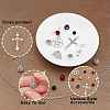DIY Catholic Rosary Beads Necklace Making Kits DIY-AR0002-65-4