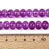 Crackle Transparent Glass Beads Strands GLAA-N074-02B-14-2