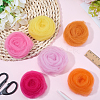 18Pcs 6 Colors DIY Wool Roving DIY-SP0005-80C-4