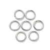 Tarnish Resistant 304 Stainless Steel Open Jump Rings STAS-Q186-02-6x0.8mm-1