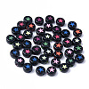 Opaque Black Acrylic Beads MACR-S273-44-1