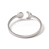 Non-Tarnish 304 Stainless Steel Open Cuff Rings X-RJEW-Q808-01A-P-3