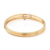 304 Stainless Steel Multi-strand Bangles BJEW-K271-02G-2