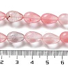 Cherry Quartz Glass Beads Strands G-B106-A01-02-5