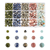  625Pcs 15 Styles Natural Mixed Gemstone Beads G-NB0004-10-1