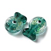 Handmade Foil Lampwork Fish Beads FOIL-Z001-01F-2