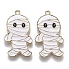 Halloween Theme Alloy Enamel Pendants ENAM-J649-09LG-1