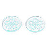 Transparent Resin Pendants RESI-N030-004B-3