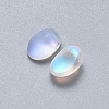Transparent Spray Painted Glass Charms X-GLAA-R211-05-D03-2