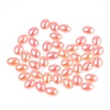 ABS Plastic Imitation Pearl Cabochons SACR-R755-8x6mm-Z17-2