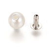 ABS Plastic Imitation Pearl Rivet Studs X-KY-L076-A-01-4