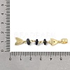 Brass Pave Cubic Zirconia Clear Cubic Zirconia & Natural Lapis Lazuli & Enamel European Dangle Charms GG-CBA3401-01G-B06-3