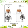 20Pcs Alloy Glass Bottle European Dangle Charms PALLOY-GA0001-14-2