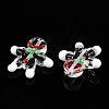 Gingerbread Man Handmade Lampwork Beads LAMP-G150-04C-2