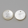 Freshwater Shell Pendants X-SHEL-Q010-005P-2