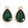 Brass Inlaid Cubic Zirconia Charms KK-S356-771F-1