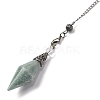 Natural Amazonite Rhombus Faceted Poined Dowsing Pendulums G-Q184-05I-AS-4