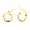 Ion Plating(IP) 304 Stainless Steel Hoop Earrings EJEW-F105-36G-2