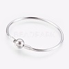 304 Stainless Steel European Style Bangle Making BJEW-I267-002A-1