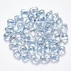 Transparent Spray Painted Glass Charms LS-GLAA-R211-03-D04-1