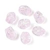 Handmade Foil Glass Beads Strands FOIL-N033-02G-1