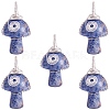 Natural Sodalite Pendants PALLOY-SW0004-10-1