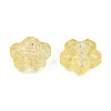 Transparent Spray Painted Glass Beads LS-GLAA-N035-029-C06-3