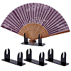 Acrylic Chinese Fan Display Stands ODIS-WH0007-76B-1
