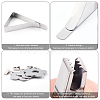 8 Pcs 2 Styles Stainless Steel Table Cover Tablecloth Weights HJEW-OC0001-02-4