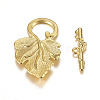 Alloy Toggle Clasps PALLOY-A20005-G-FF-1