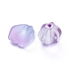 Electroplate Transparent Glass Beads EGLA-L027-D06-2