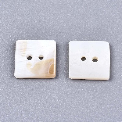 2-Hole Freshwater Shell Buttons SHEL-S276-137B-01-1